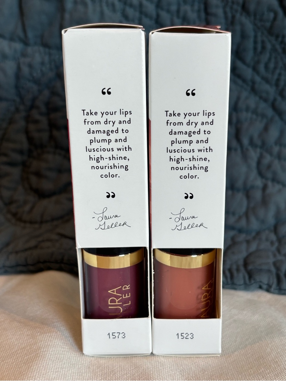 Laura Geller Treat-N-Go Tinted Lip Oil Duo First Place Crunch Time NIB - Picture 4 of 5